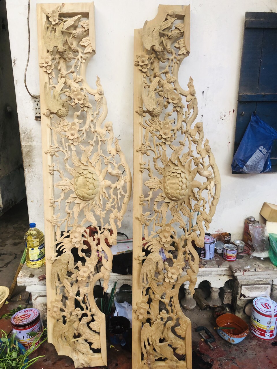 Cửa Võng gỗ mít Mộc
