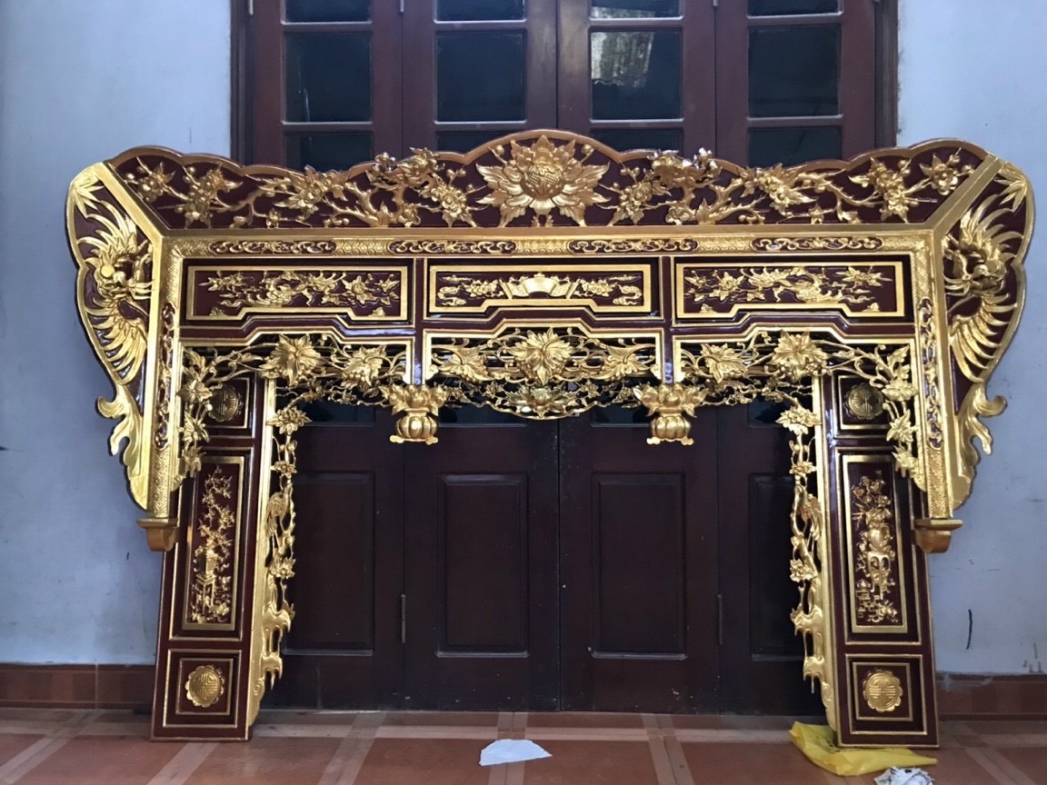 Triều Châu gỗ Dổi Sơn hoàn thiện