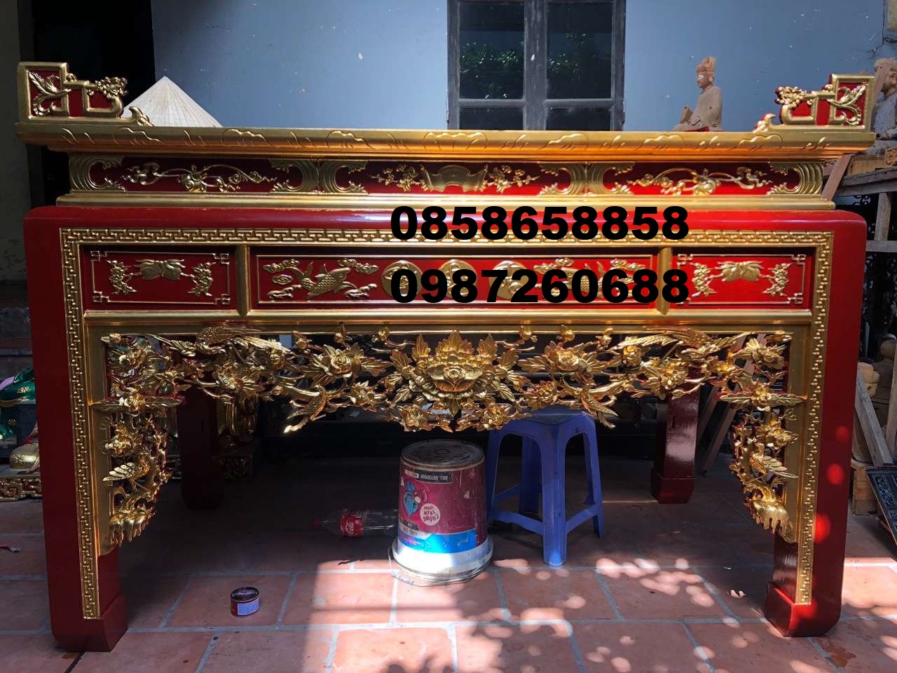 Gian thờ nhà thờ họ