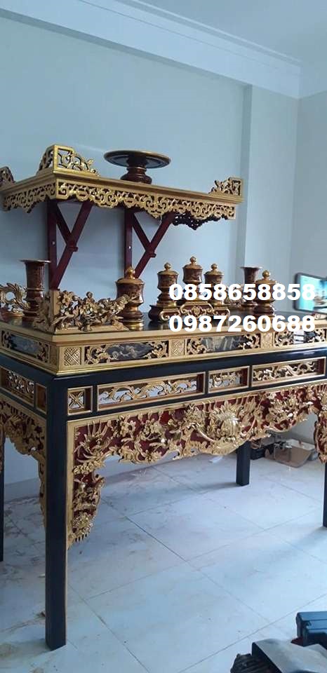 Mẫu bàn thờ đẹp treo tường