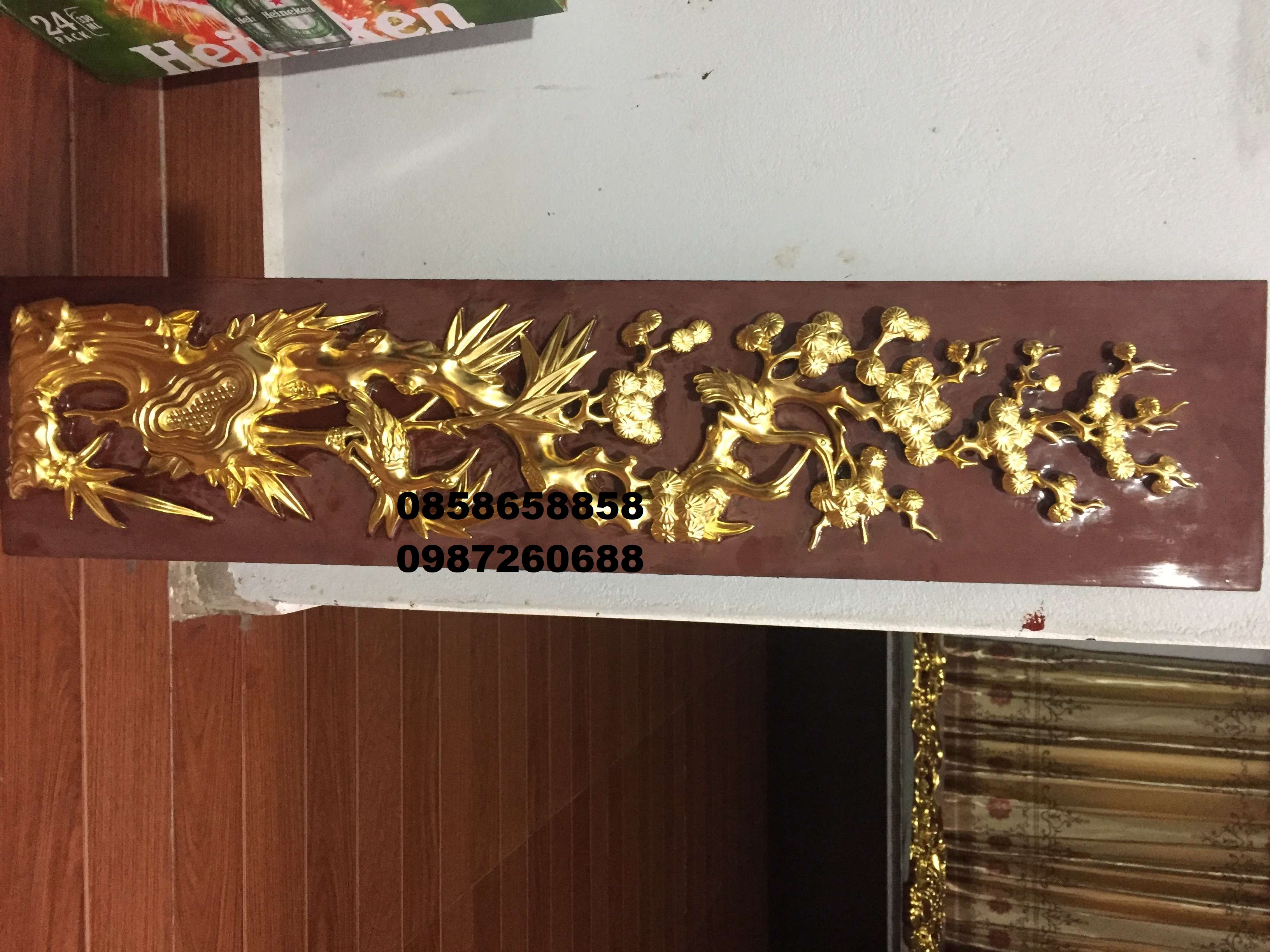 Hoành phi câu đối gỗ mít