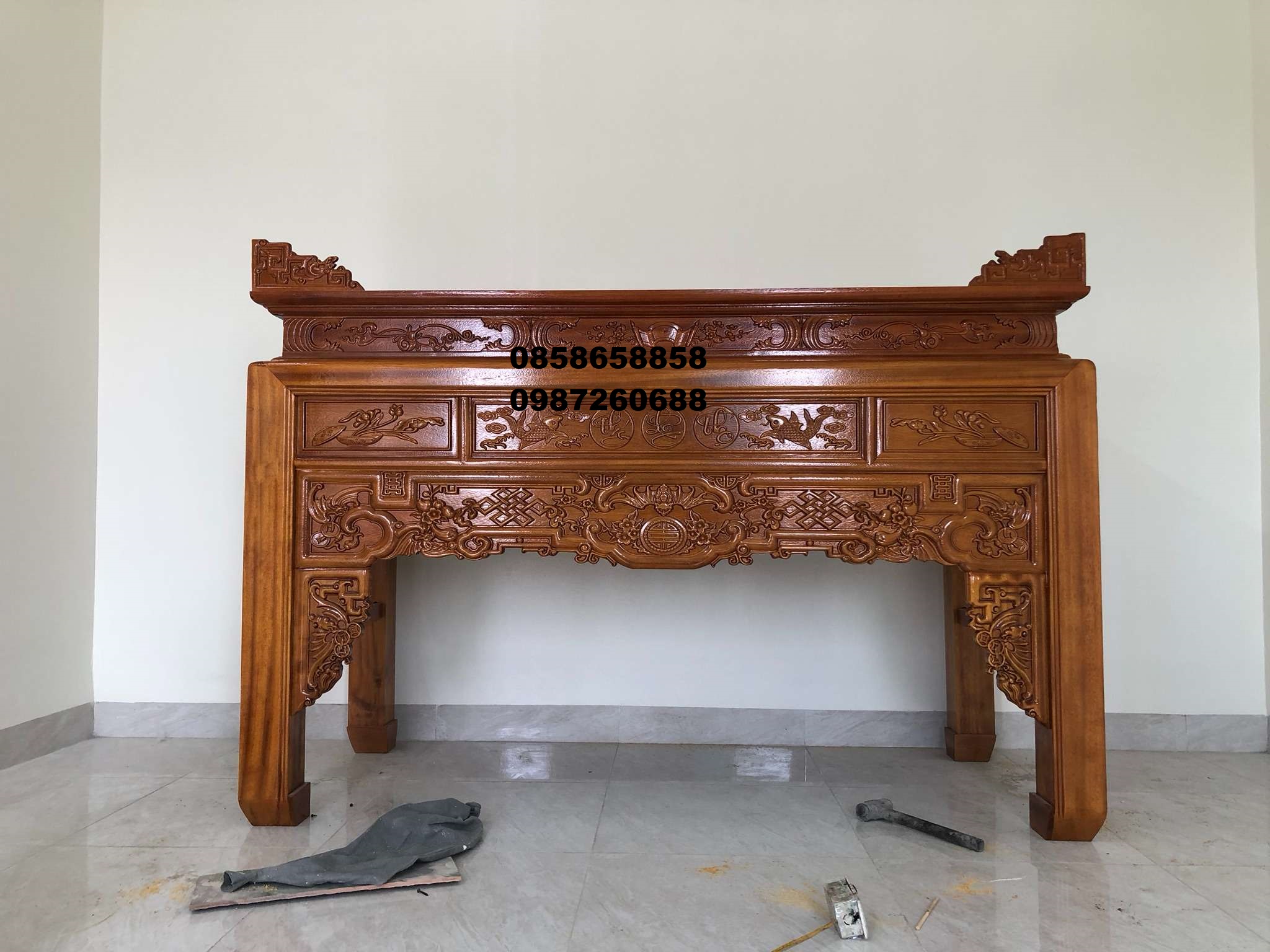Cung cấp án gian thờ gỗ mít đẹp